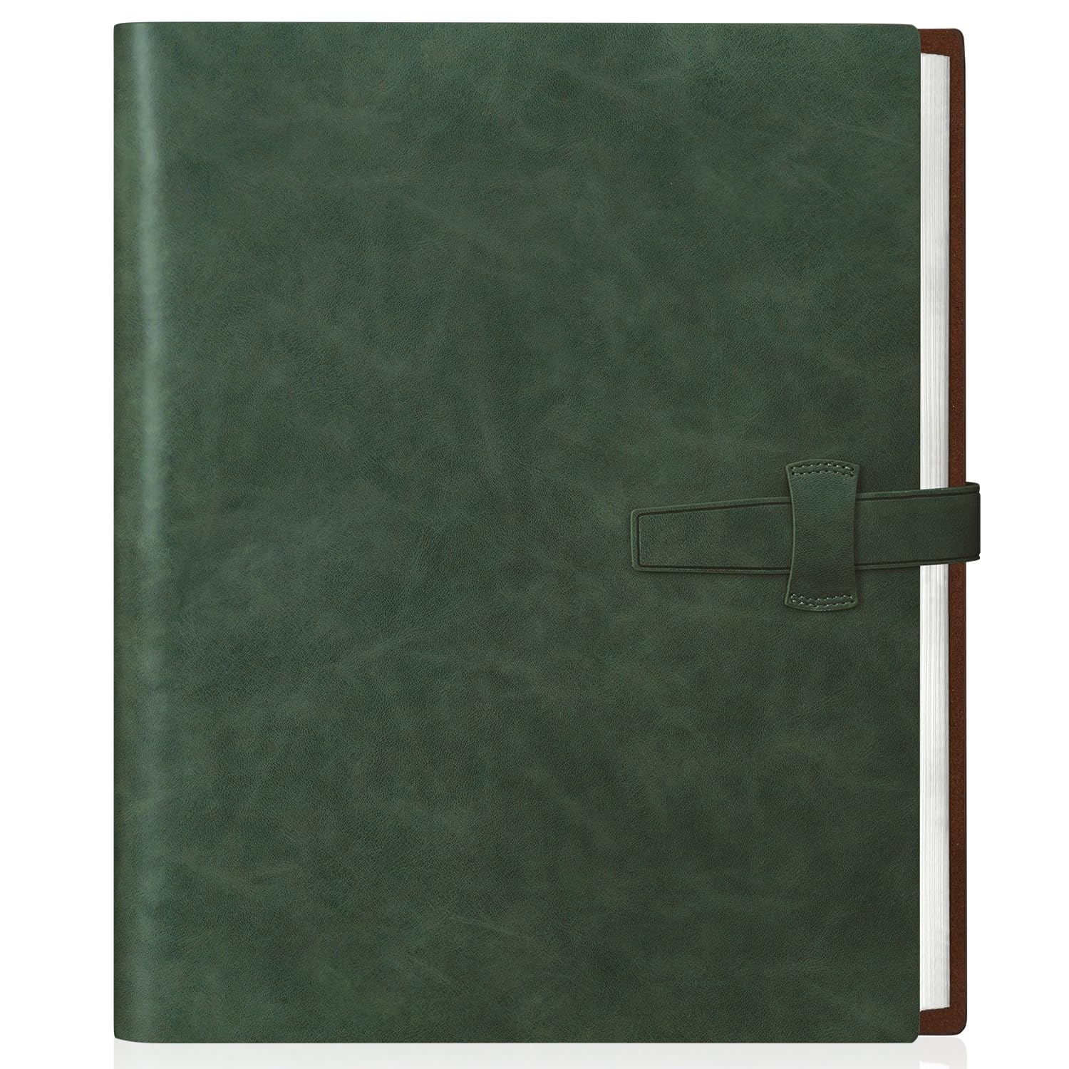 Miaikoe Leather Photo Album 4x6 - 320 Photos Scrapbook with Kraft Paper