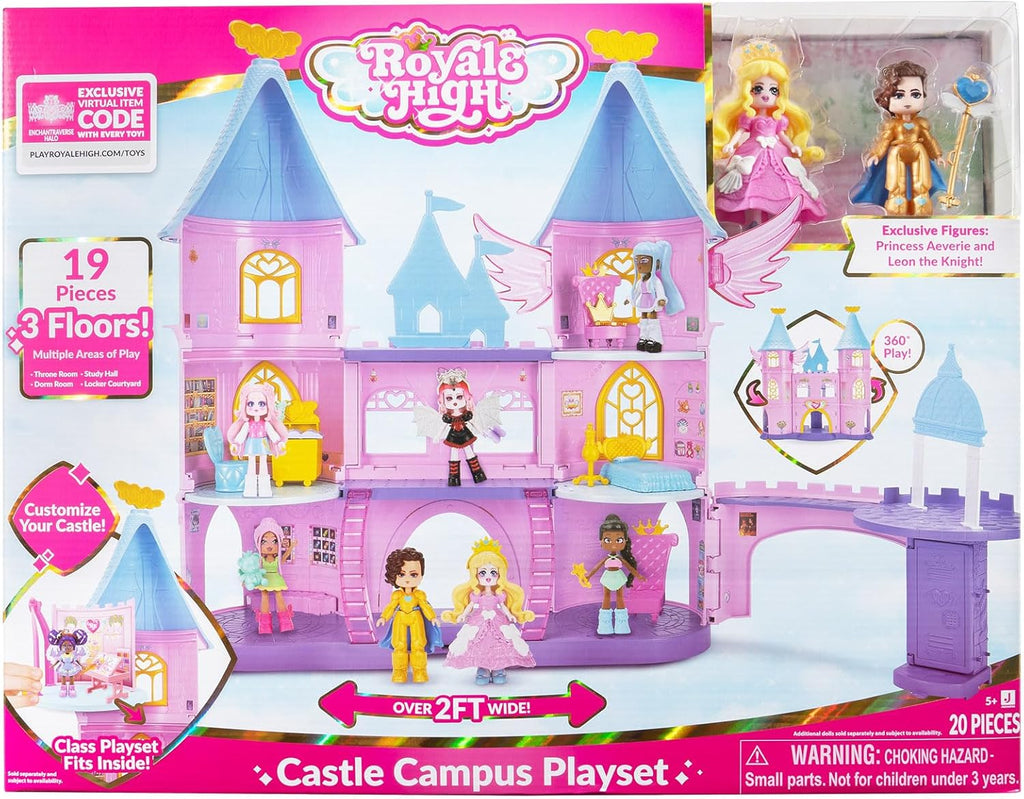 Royale High Castle Campus Playset with 2 Exclusive Dolls by Jazwares