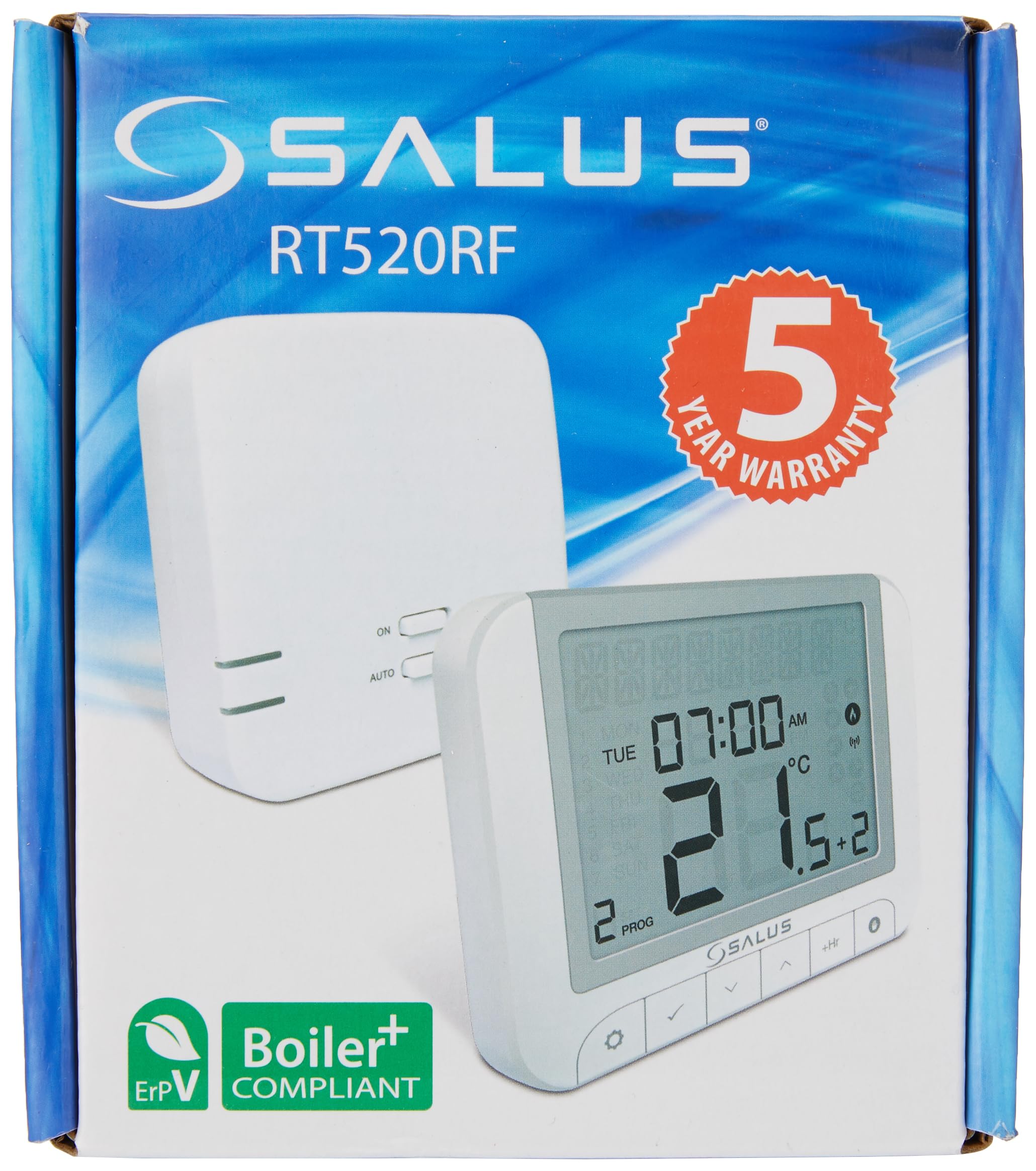 Salus RT520RF Wireless Digital Thermostat – Boiler Plus Compliant