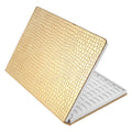 Rvvwhfn 216 Colors Nail Tips Display Book | Gold PU Leather Art Chart