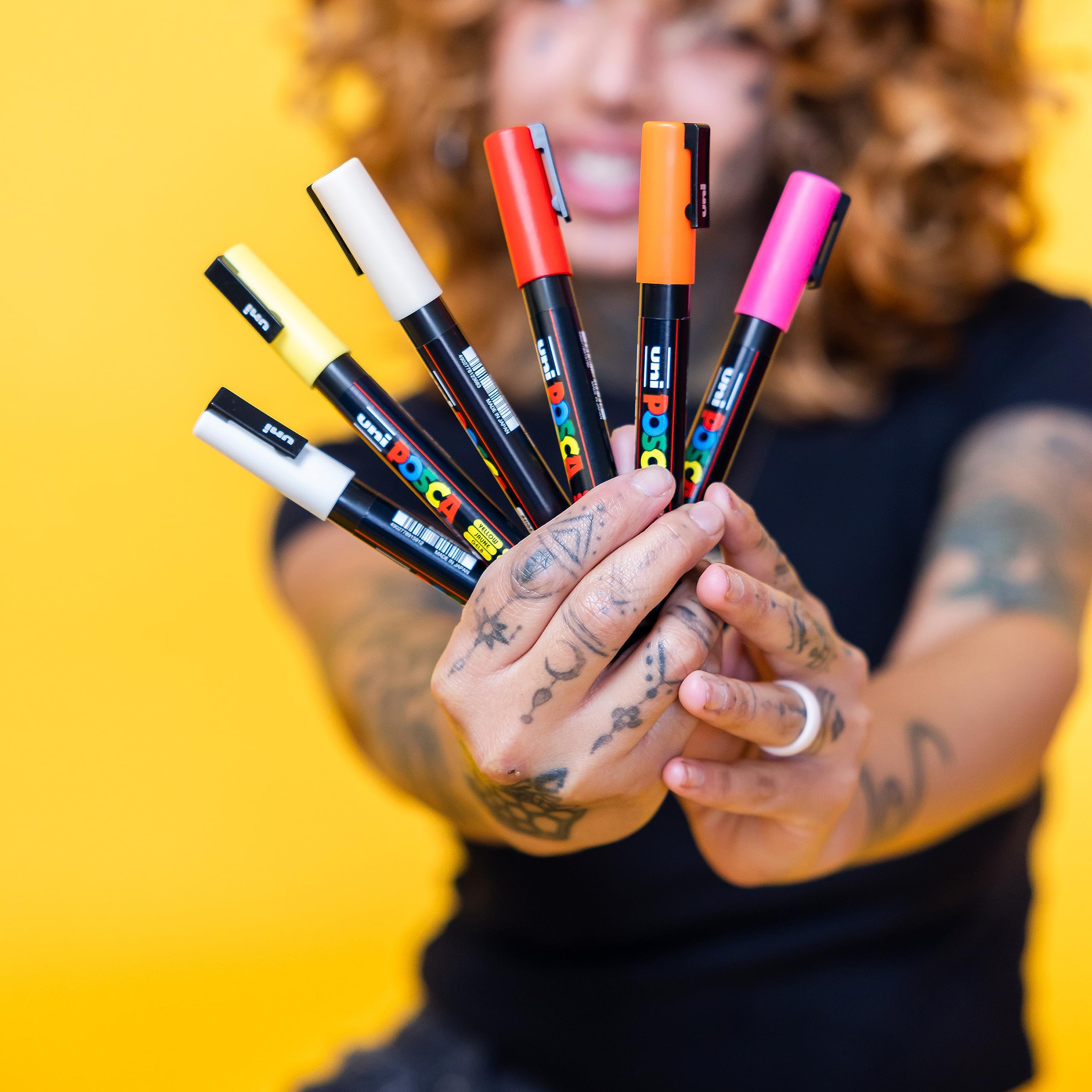 Posca MOP'R PCM-22 Paint Markers | XXL Round Tip Art Pens | Set of 8