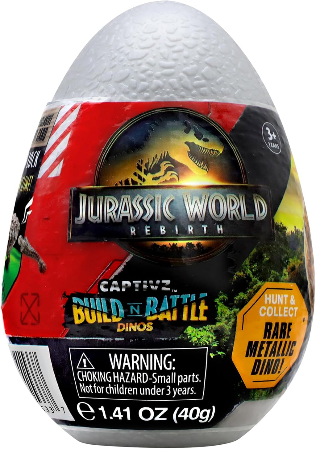 Jurassic World Captivz Rebirth Slime Egg – Pop N Lock Dinosaur Toy