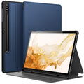 JETech Samsung Galaxy Tab S8 Plus/S7 FE Case with S Pen Holder - Navy