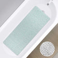 Jolof Store Extra Long Non-Slip Bath Mat – 100x40cm Loofah Shower Mat