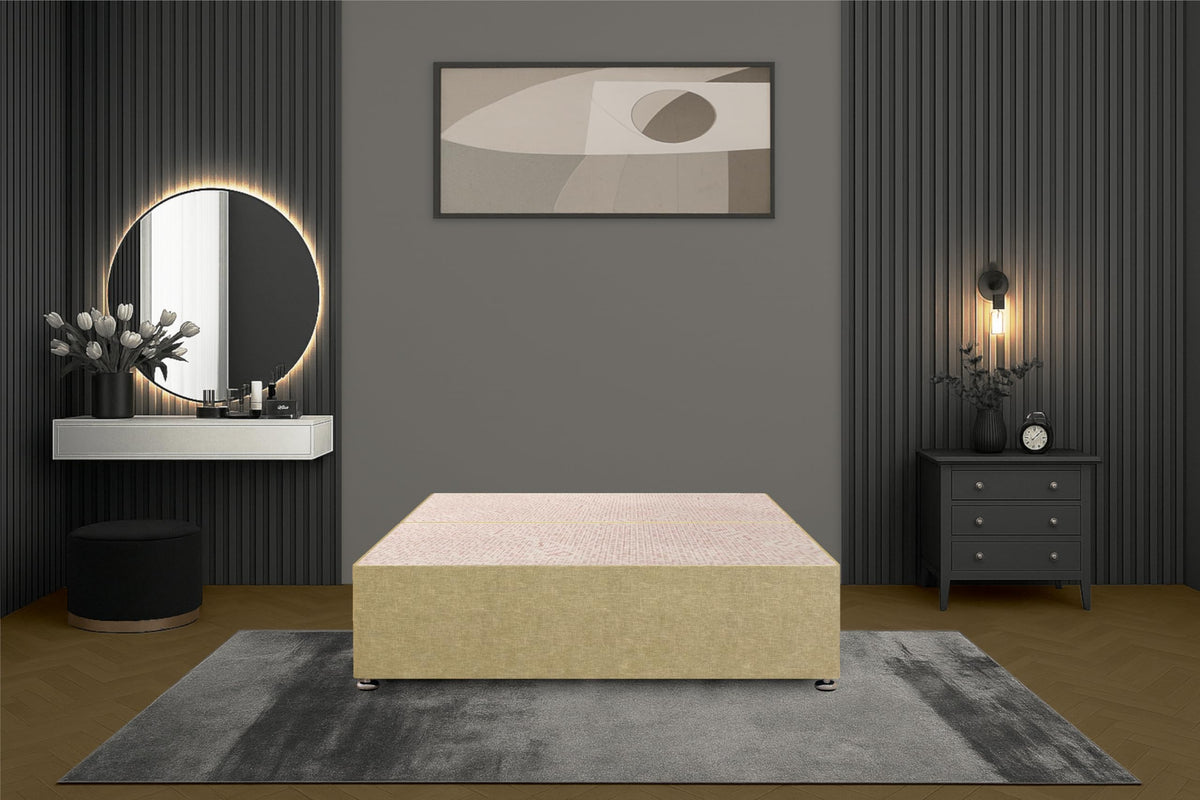 Bed Centre Flexby Divan Bed Base Only with 2 Drawers Same Side, No Headboard - Available in 3FT, 4FT, 5FT & 6FT - image 5