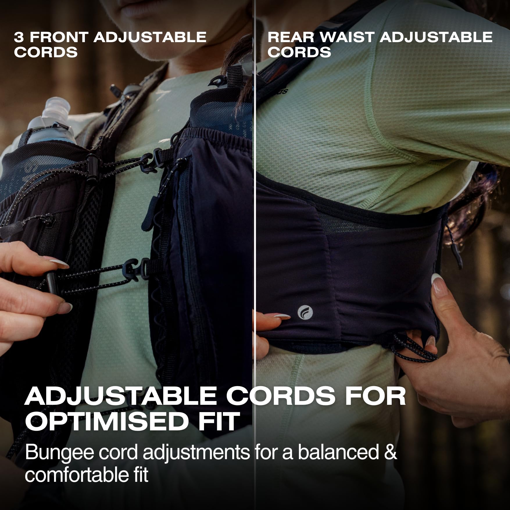 SWIFTVEST Trail Running Vest | Hydration Backpack with 10+ Pockets