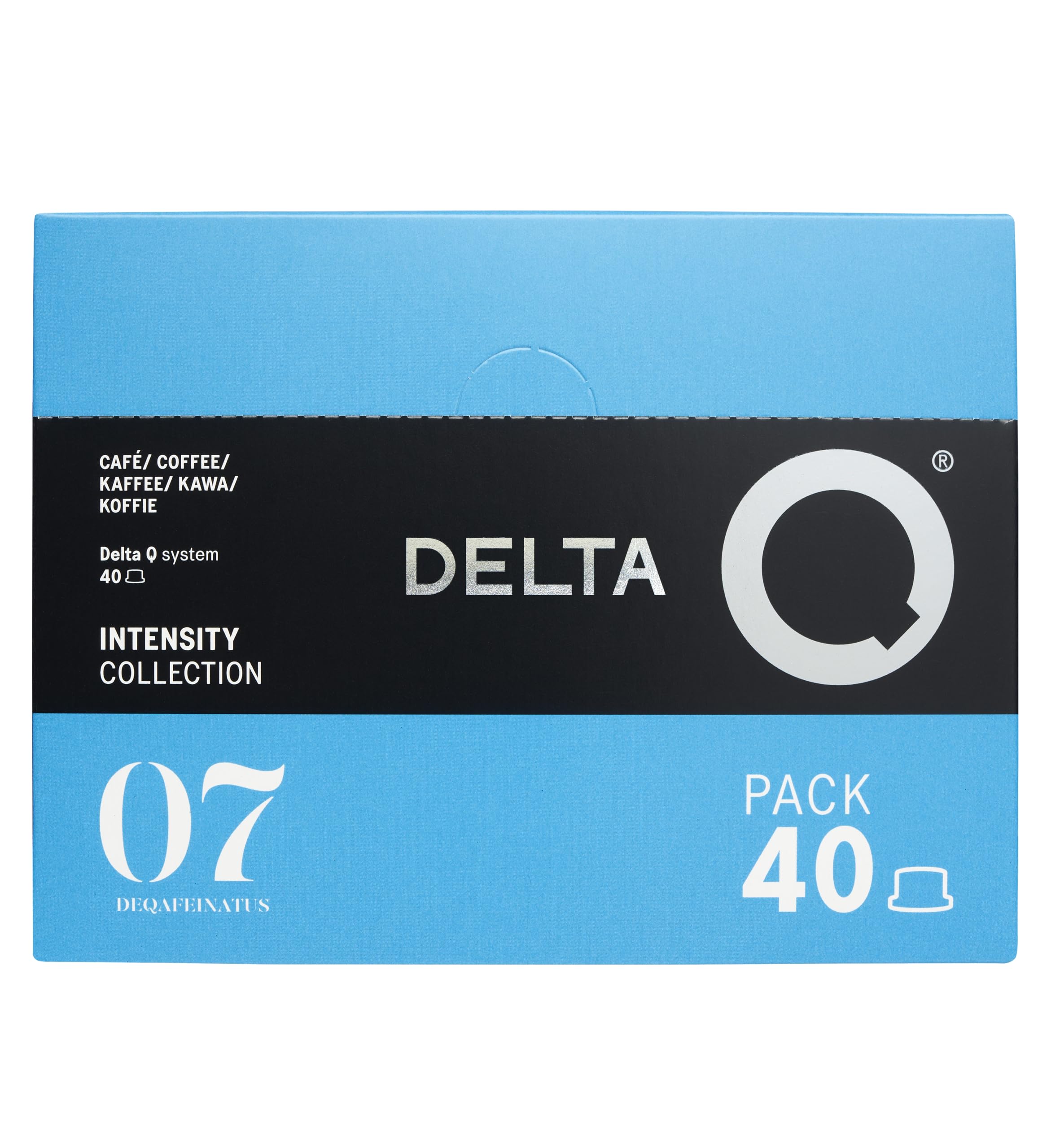 Delta Q Q-deqafeinatus Intens. – Cápsulas de Café Descafeinado (40 Unidades)