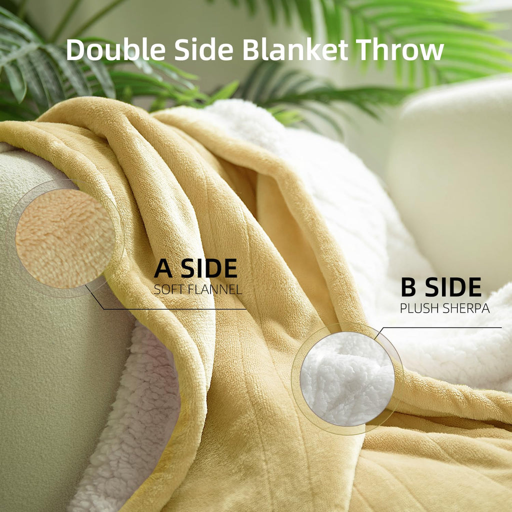 GOTCOZY Heated Blanket Electric Throw – Silky Plush 130x160cm (Green)
