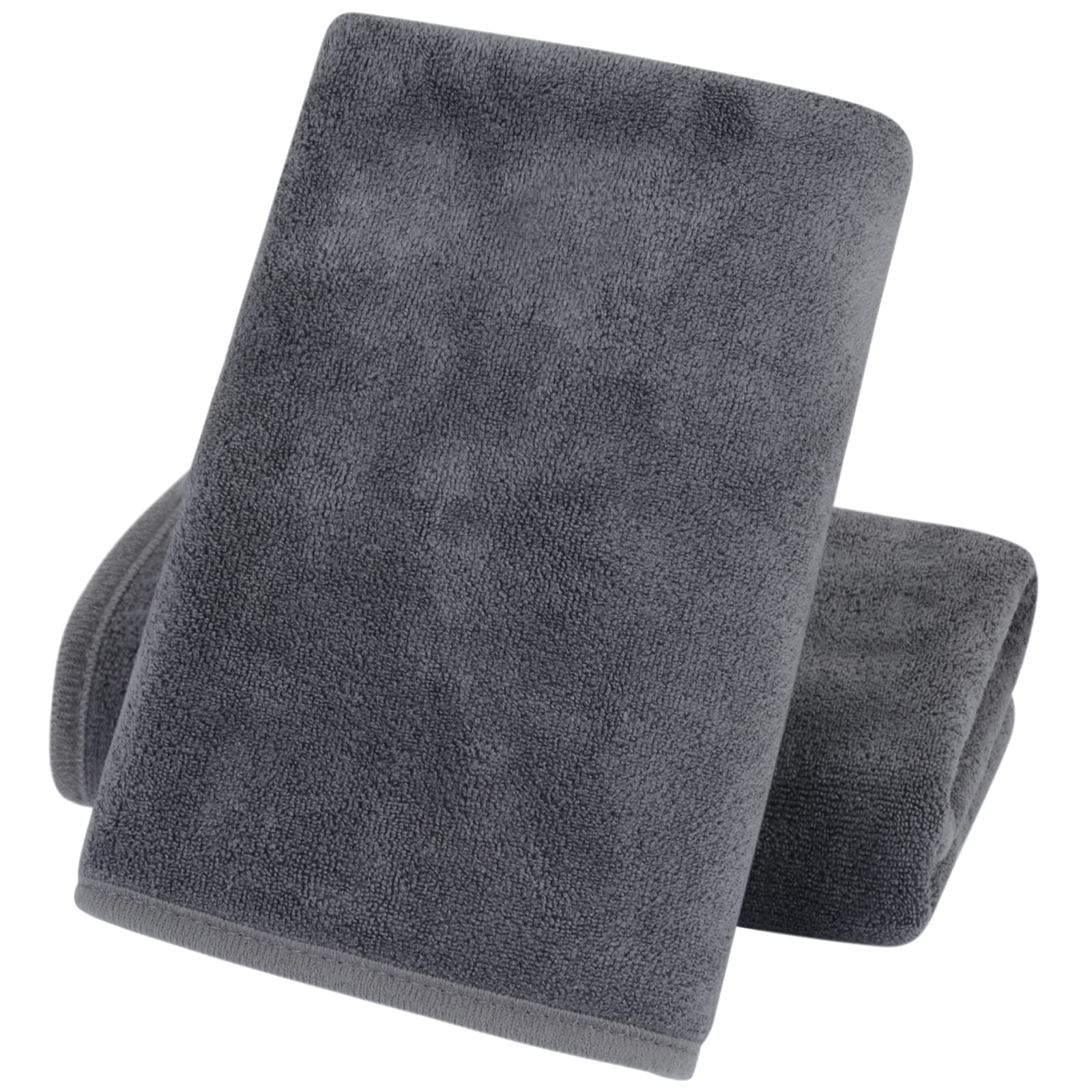 KinHwa Microfibre Hand Towels - Soft Fast Drying Face Cloths, 2 Pack