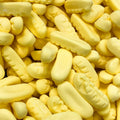 Foam Bananas Sweets – 1kg Bulk Bag Pick and Mix Candy