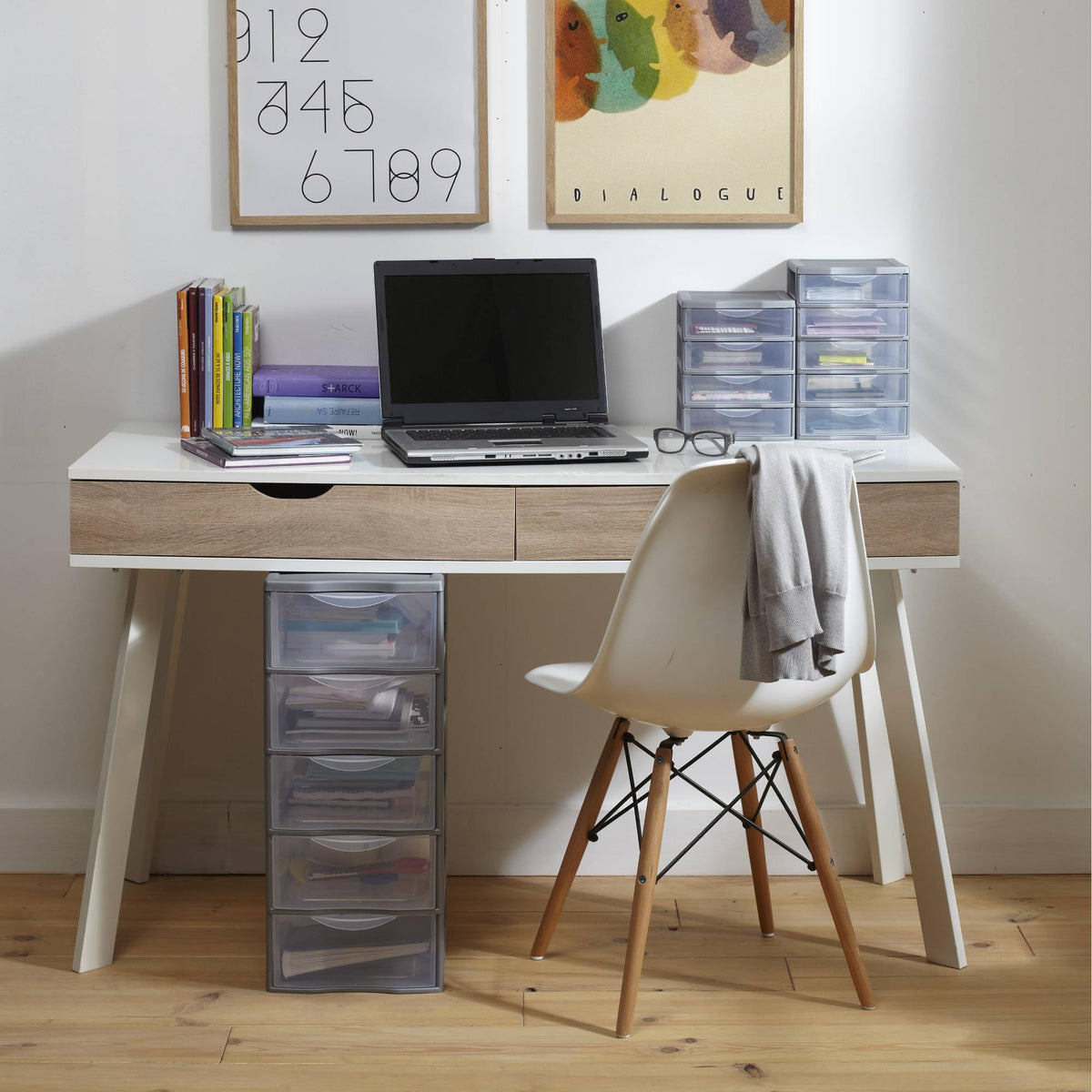 Sundis Orgamix A4 3 Drawers, Grey