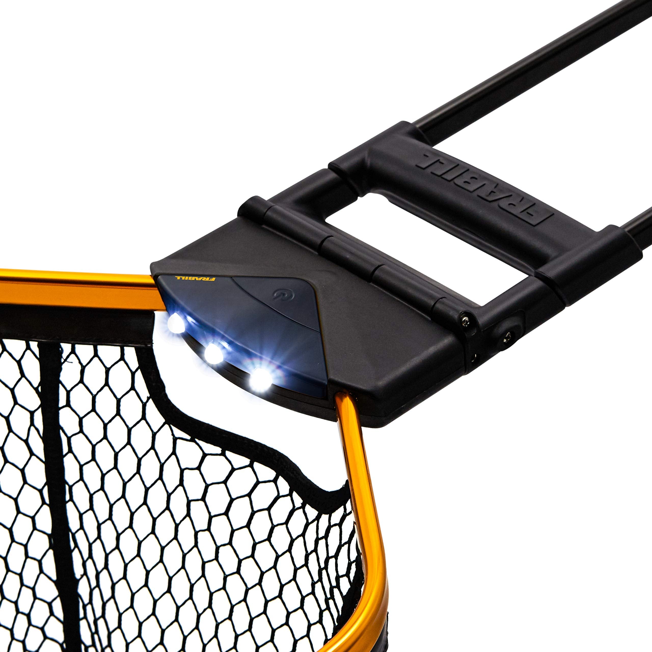 Frabill Trophy Haul Bearclaw Fishing Net | One-Handed Design with Light
