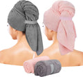 Eyeleaf Microfiber Hair Drying Towels | 2 Pack | Super Absorbent
