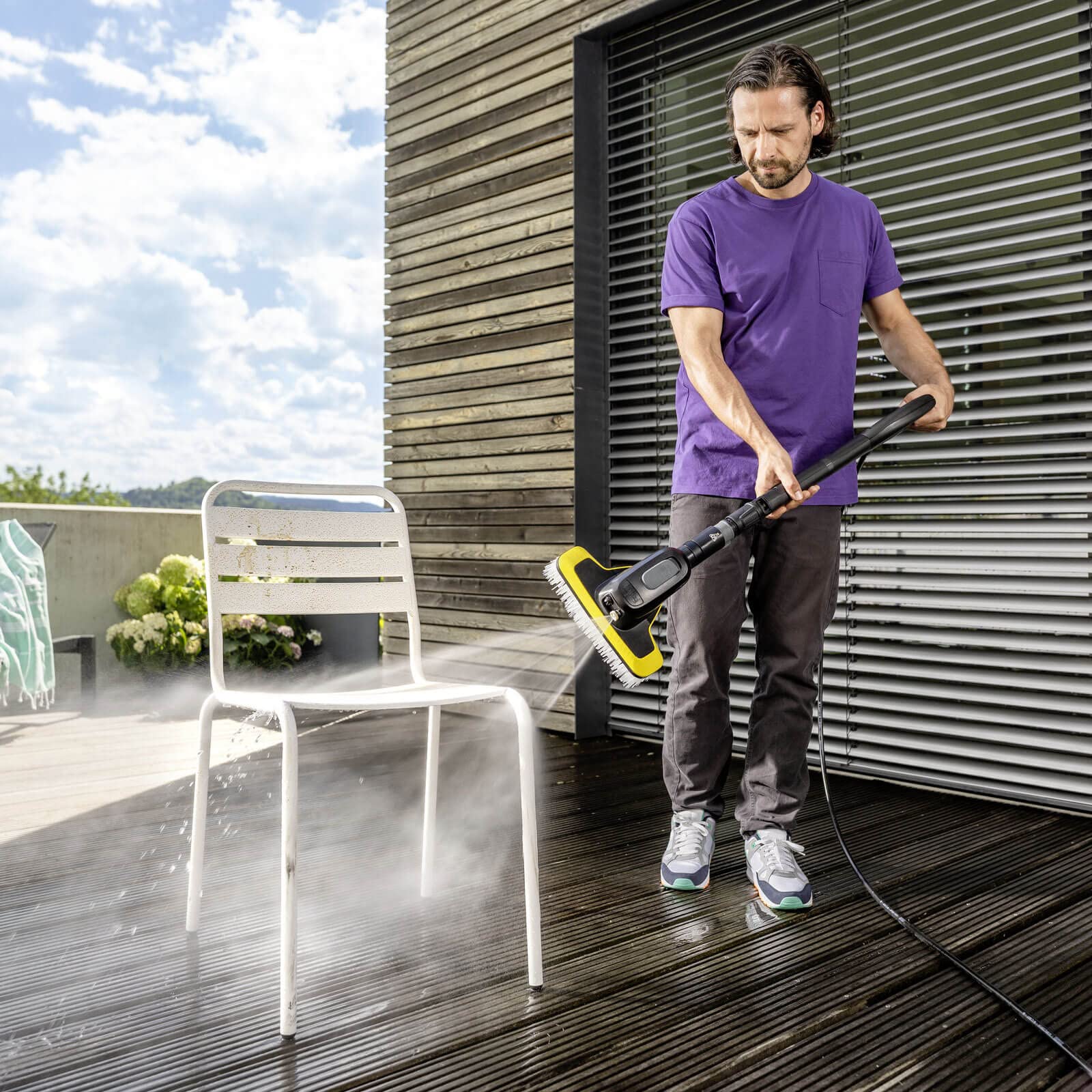 Kärcher WB 7 Plus 3-in-1 Wash Brush | Foam Jet & High-Pressure Nozzle