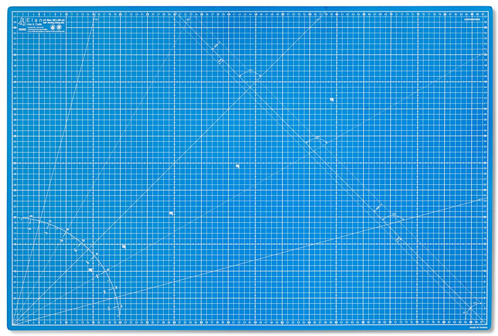 Elan A1 Self Healing Cutting Mat | 5-Ply Blue Craft Board 90x60cm