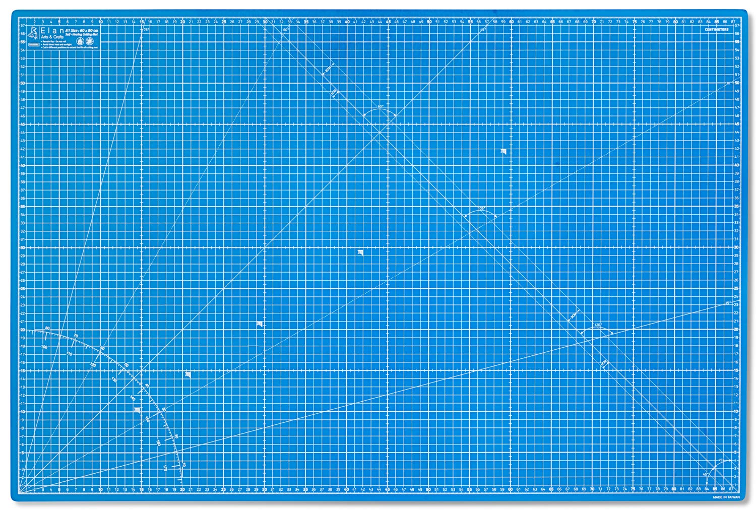 Elan A1 Self Healing Cutting Mat | 5-Ply Blue Craft Board 90x60cm