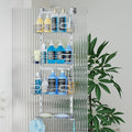 HapiRm 4-Tier Over Door Shower Caddy – Rustproof Stainless Steel Organizer