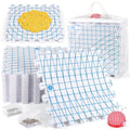 Aeelike Blocking Mats for Knitting and Crochet – 9 Pack Thick Foam Boards