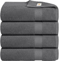 X11 Homeware Egyptian Cotton Bath Towels - 4 Pack Highly Absorbent Set