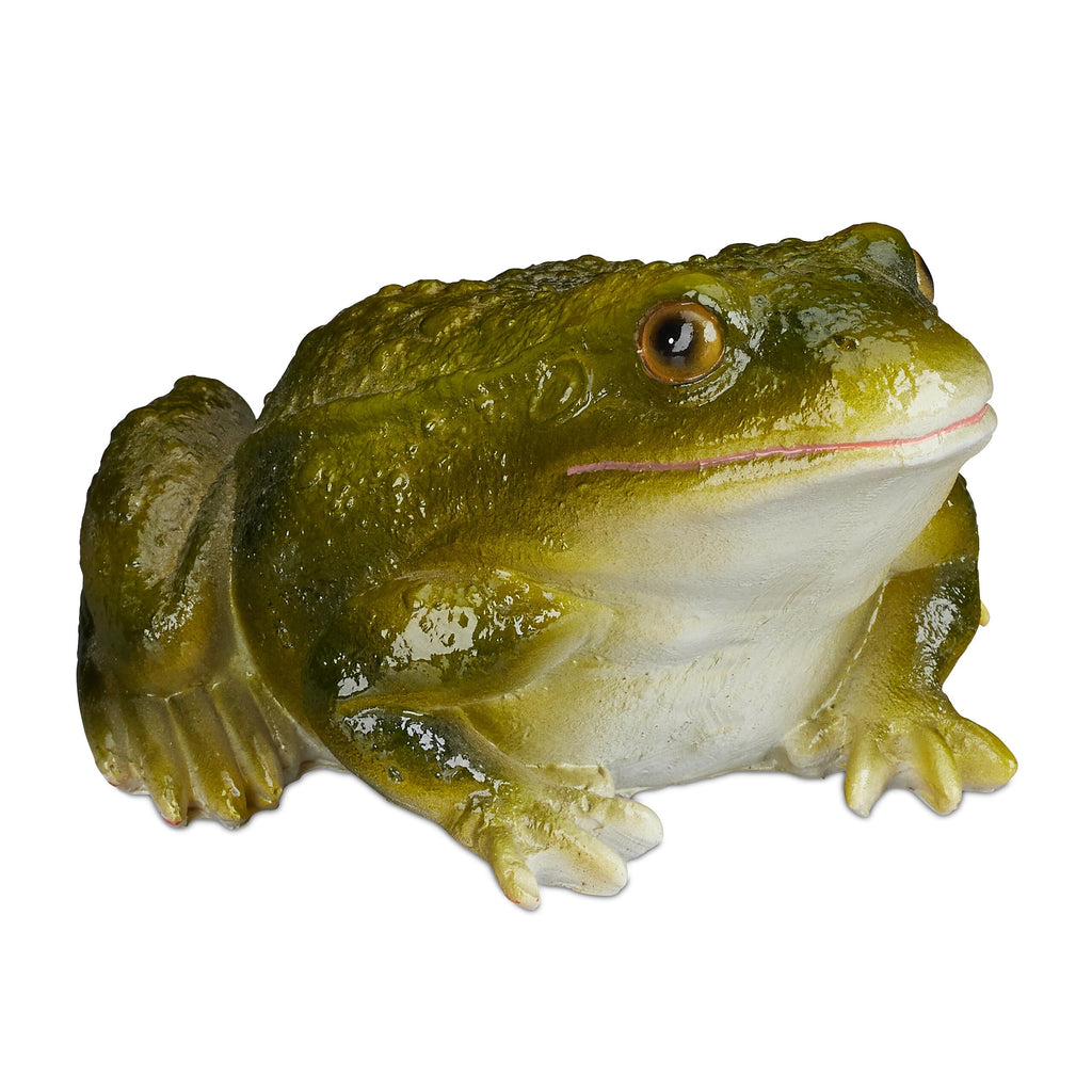Relaxdays Garden Frog Figurine – Weatherproof Polyresin Outdoor Decor