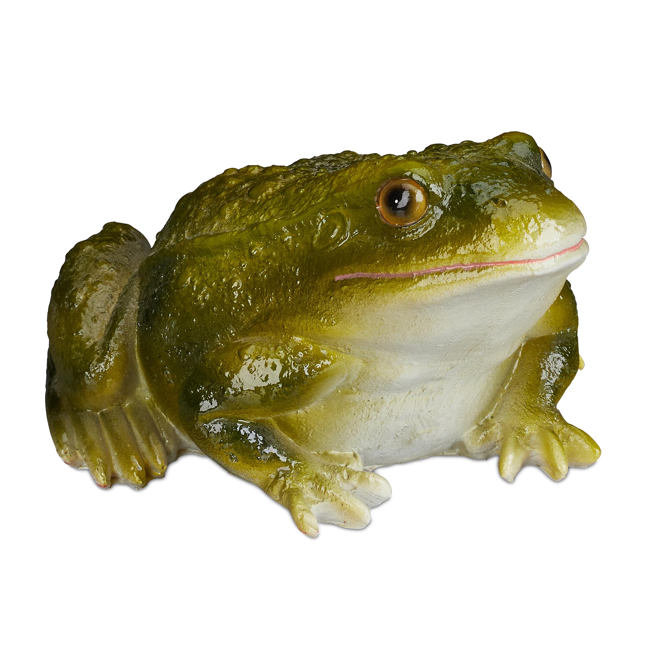 Relaxdays Garden Frog Figurine – Weatherproof Polyresin Outdoor Decor