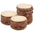 JOIKIT 20 PCS Natural Pine Wood Slices | 10-11cm Unfinished Wood Circles