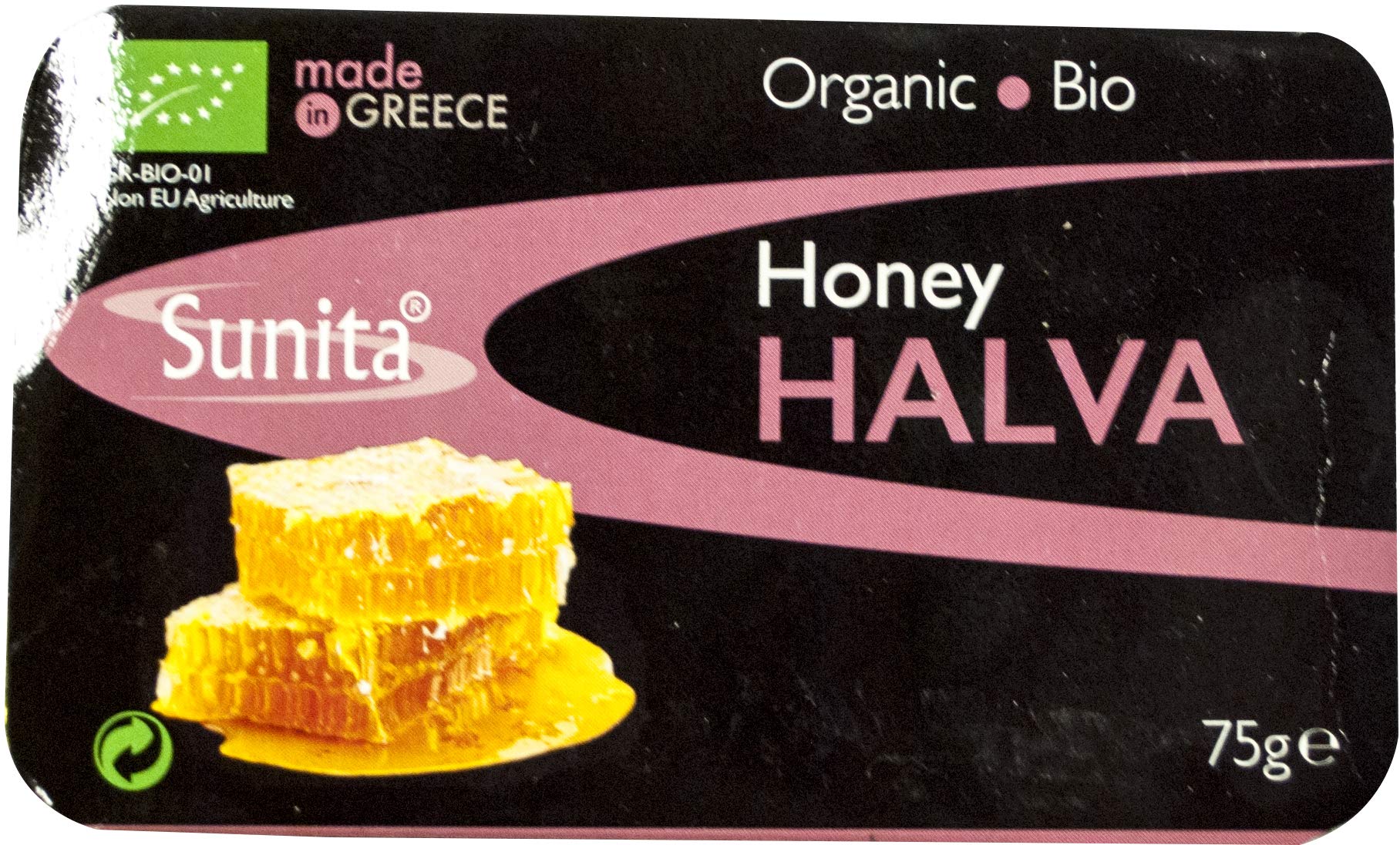 Sunita Organic Honey Halva – Sesame Seed Greek Dessert (Pack of 12)