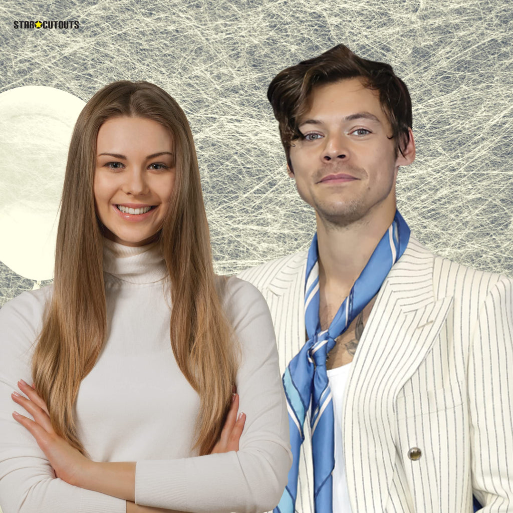 Harry Styles White Jacket Lifesize Cardboard Cutout | Star Cutouts