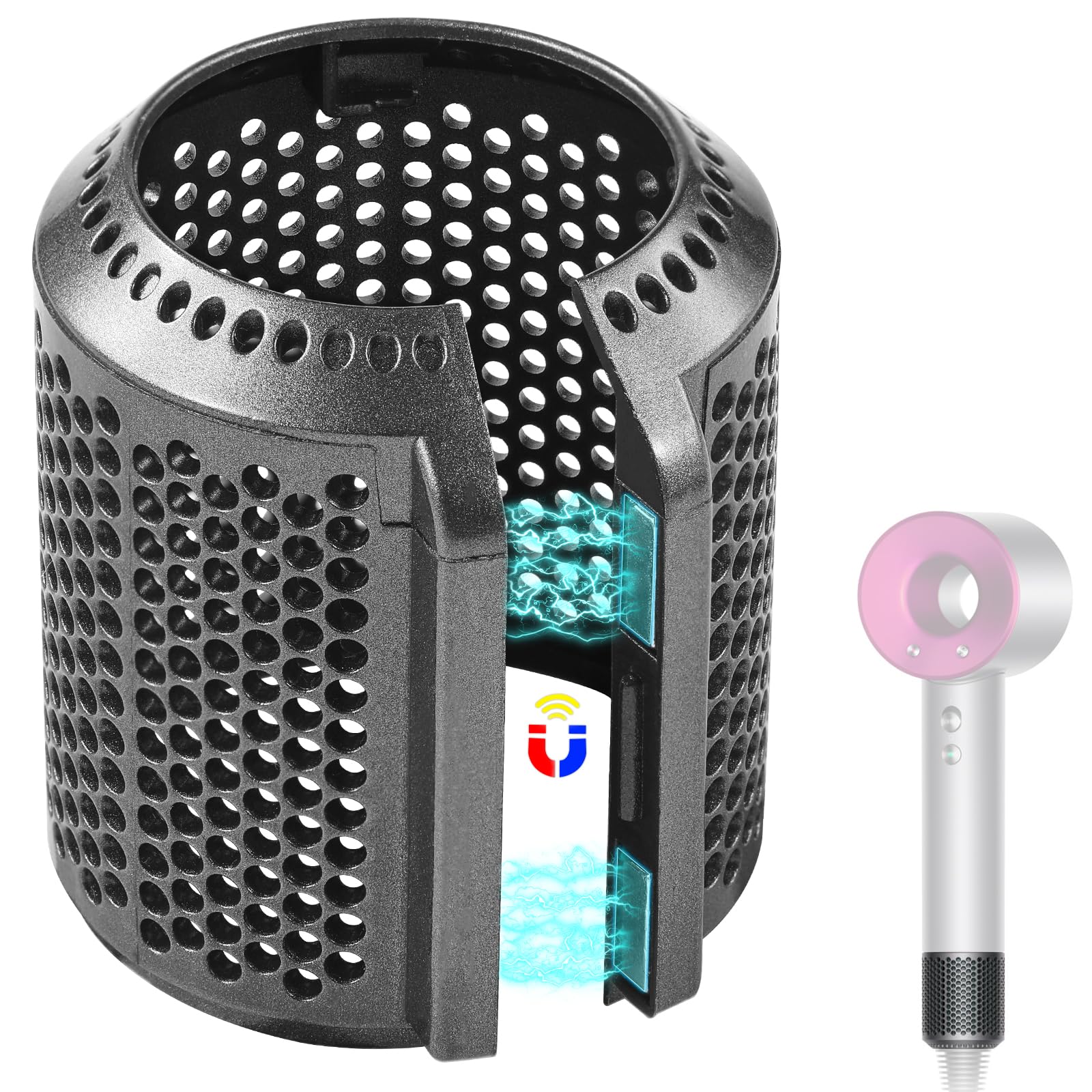 Magnetic Hair Dryer Filter Cover for Dyson Supersonic HD01 HD03 HD08 HD15