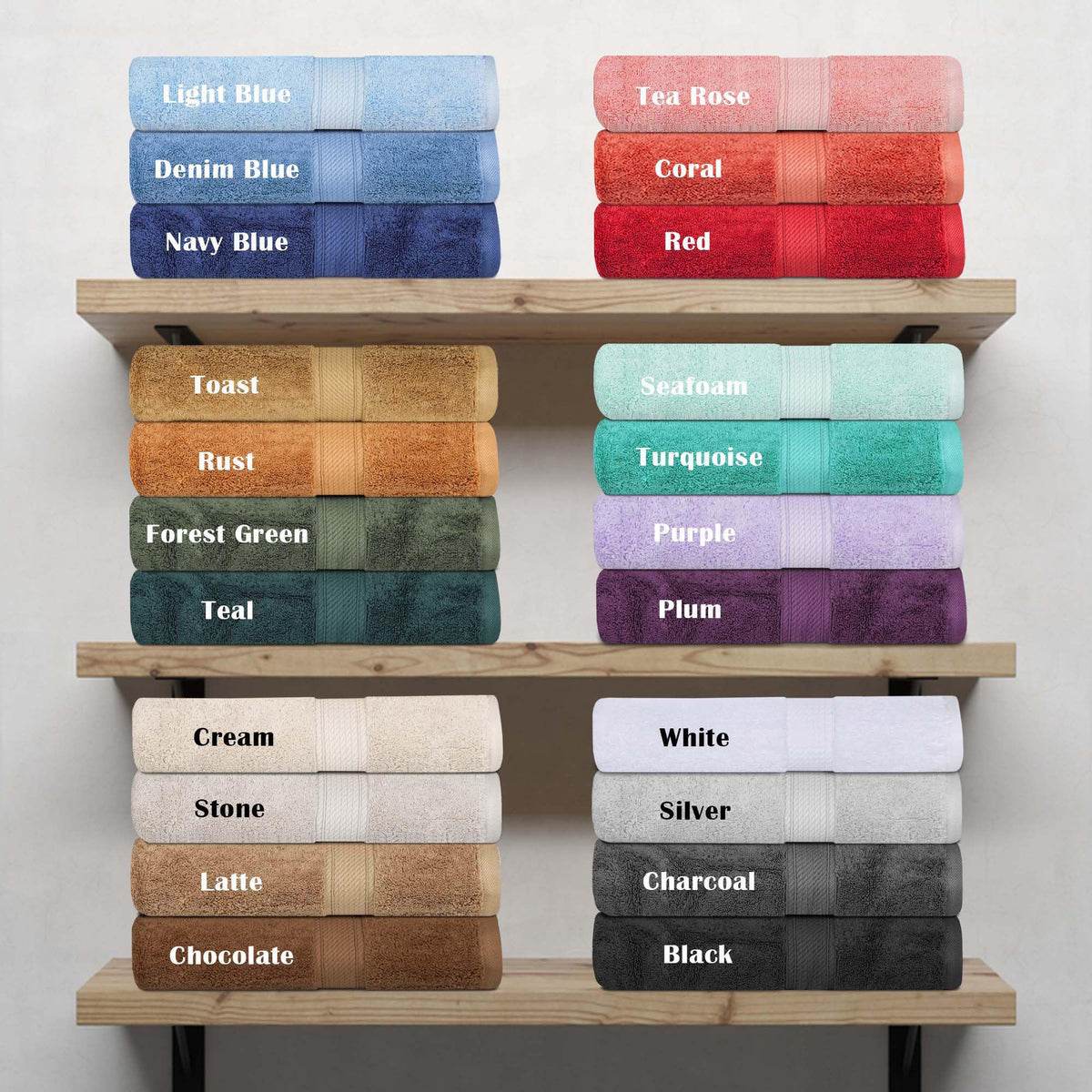 Superior Egyptian Cotton 2-Piece Solid Bath Sheet Set, Bath Sheet 34” x 68”, 800 GSM, 2-Pieces, Stone - image 2