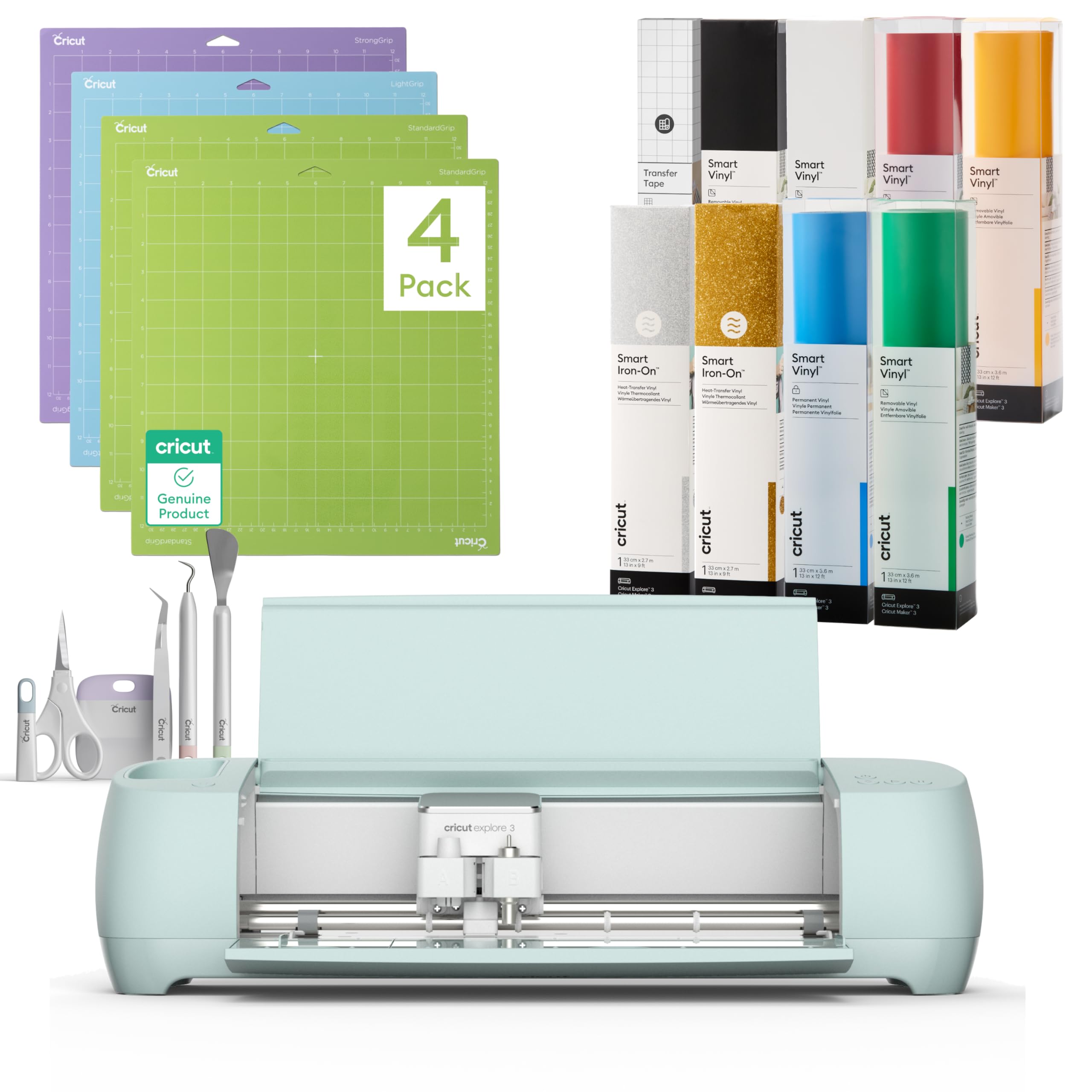 Cricut Explore 3 2025 Mega Bundle – Precision Vinyl Cutting Machine