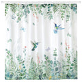 Arquiel Eucalyptus Hummingbird Shower Curtain | Waterproof Polyester, 72x72