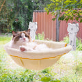 JUNSPOW Cat Window Perch | Foldable Cordless Hammock Bed - 40lb Hold