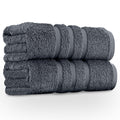 GC Gaveno Cavailia Egyptian Cotton Jumbo Bath Sheets - 2 Pack - Charcoal