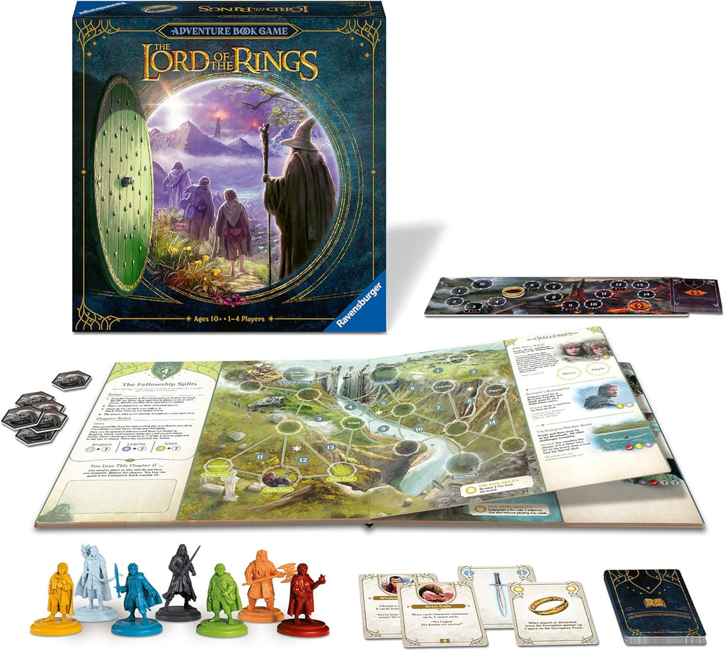 Ravensburger Lord of the Rings Adventure Book Game | Cooperative Strategy