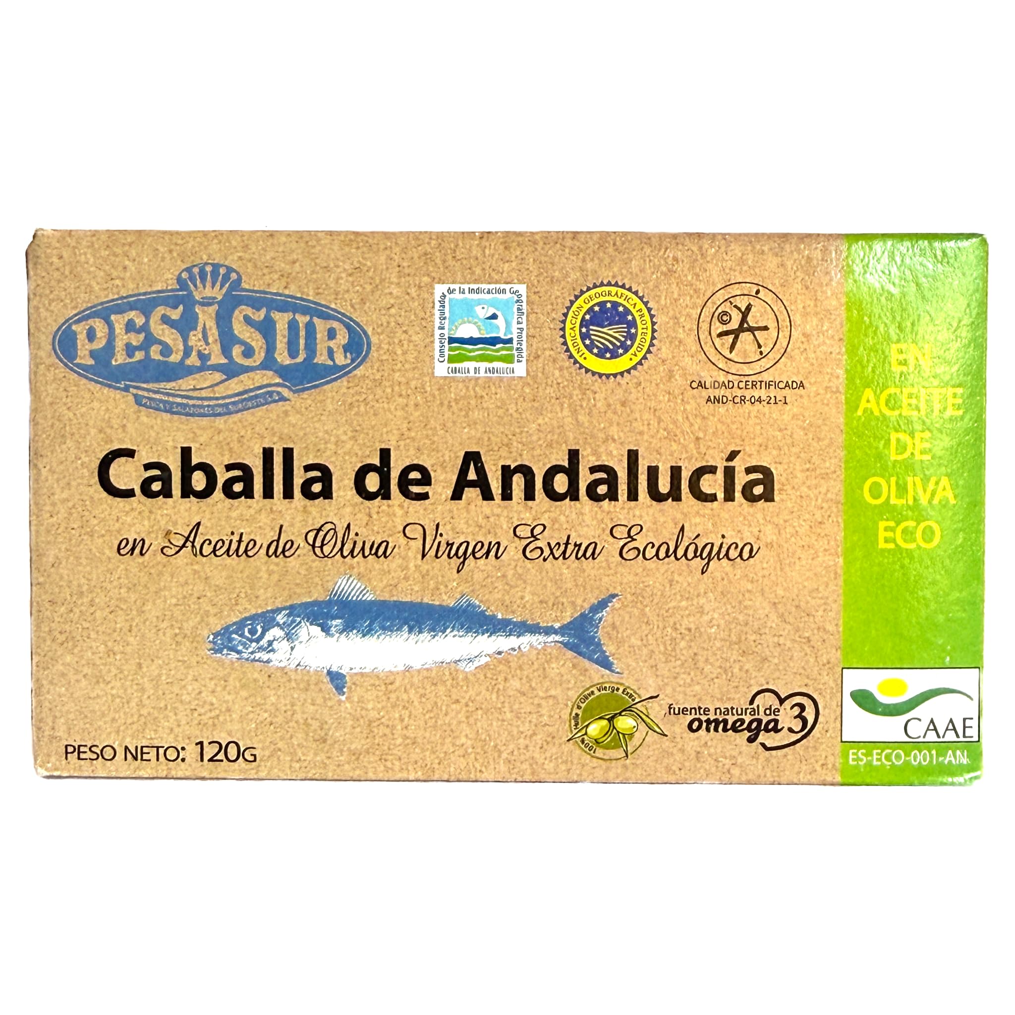 Soldimar Mackerel Fillets in Organic Extra Virgin Olive Oil - 5 Pack