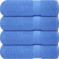 Infinitee Xclusives 100% Cotton Bath Towels Set of 4 | Eloquent Blue