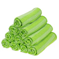 RESPEKT Bamboo Microfibre Tea Towel Set - 10-Piece, 60x40cm (Green)