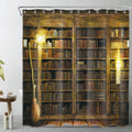 LB Witch & Magic Book Halloween Shower Curtain | 72x72 Polyester