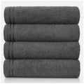 GC Gaveno Cavailia Egyptian Cotton Bath Sheets – 4 Pack Large Charcoal