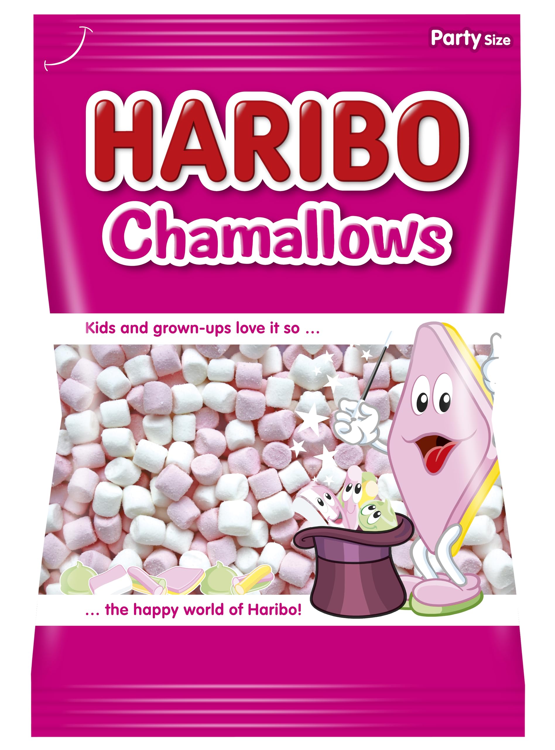 Haribo Mini Chamallows Marshmallows - 8kg Bulk Case (8 x 1kg Bags)