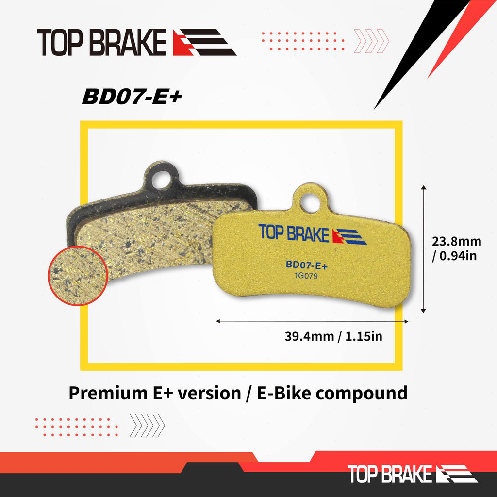 TOP BRAKE 2 Pairs Disc Brake Pads for Shimano 4-Piston Saint Zee XT