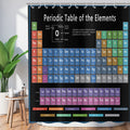 ASDCXZ Periodic Table Shower Curtain – 180x180cm Waterproof Polyester
