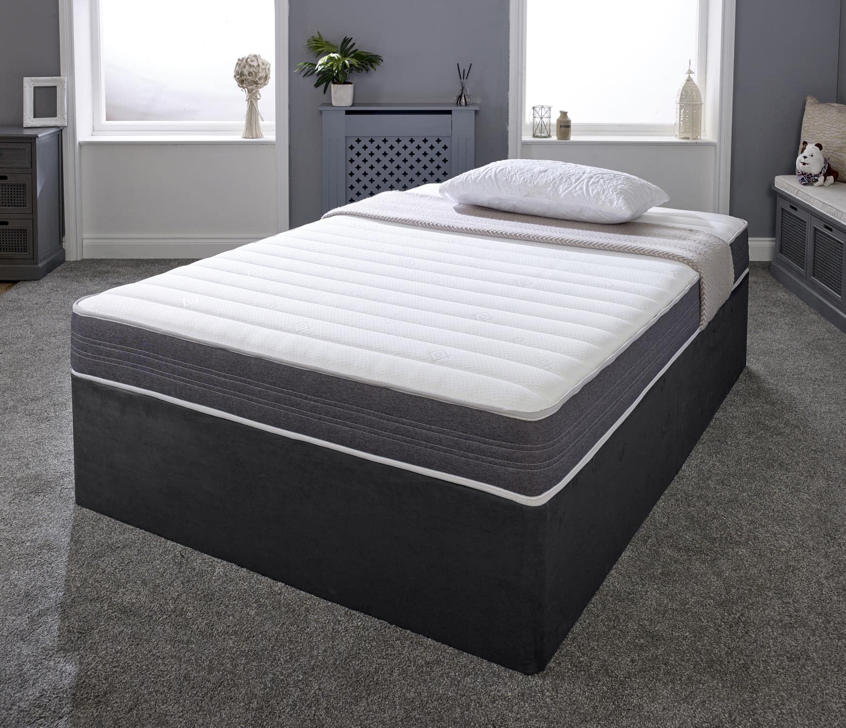 Extreme Comfort Sirocco Hybrid Mattress - 4ft Small Double Memory Fibre