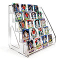 NONETO 5 Tier 12" Acrylic Trading Card Display Stand for Display Cards - image 1