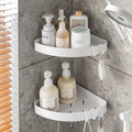 Toski Corner Shower Shelf - No Drilling Adhesive Bathroom Rack, 2 Pack