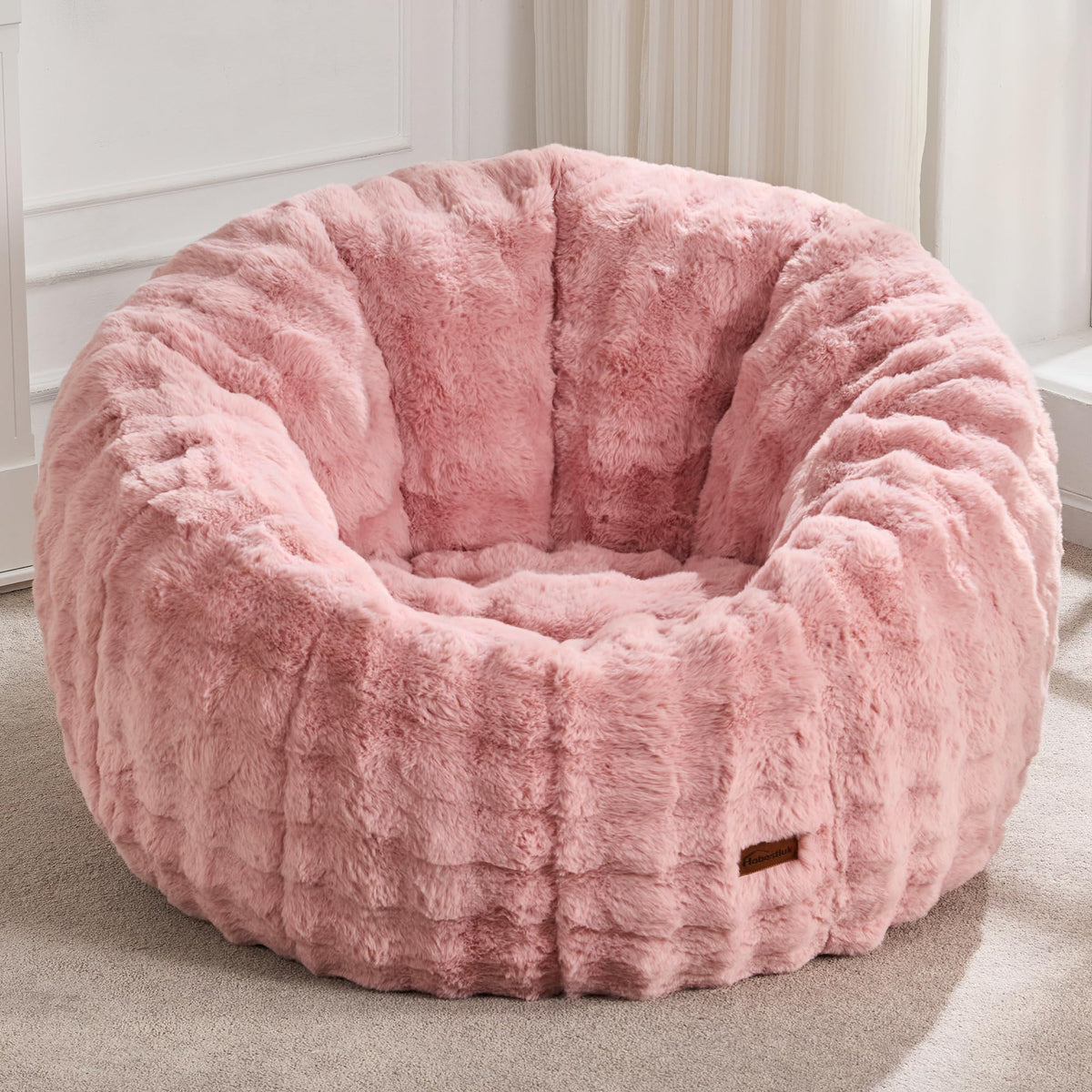 Hobestluk Large Bean Bag Chair for Adults Donut-Shaped Comfy Sofa Couch - image 1