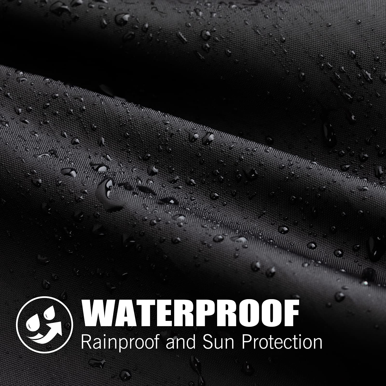 Velway Gas Grill Cover - Waterproof 210D Oxford Heavy Duty BBQ Cover