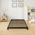 VERFARM 3ft Single Metal Platform Bed Frame - Heavy Duty 8cm Low Profile