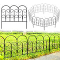 Thealyn Rustproof Wrought Iron Garden Fence - 5 Panels Landscape Edging